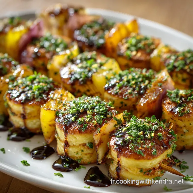 Brochettes De Minicr&ecirc;pes La F&ecirc;te Foraine Sur B&acirc;tonnets presentation