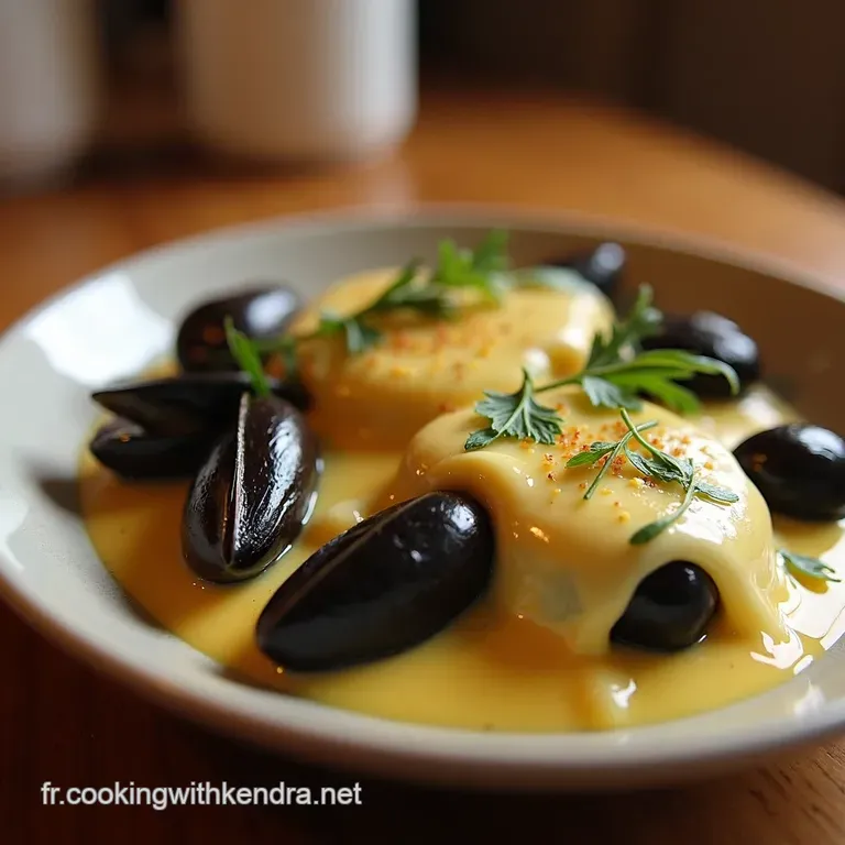 La Cassolette Bourguignonne Moules Cr&eacute;meuses Au Comt&eacute; R&acirc;p&eacute; Gratin&eacute;es &Agrave; Souhait presentation