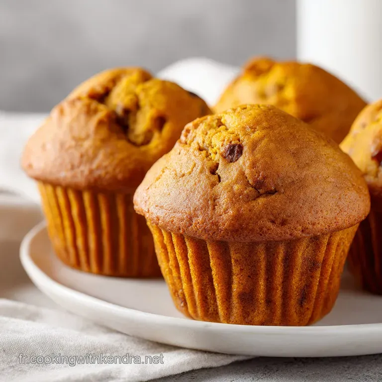 Muffins Moelleux &agrave; la Citrouille et &Eacute;pices