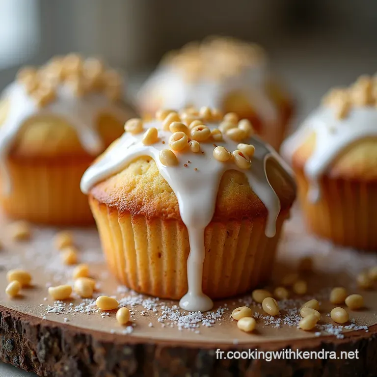 Les Perles Tropicales Muffins Moelleux &agrave; la Noix de Coco et son Gla&ccedil;age L&eacute;ger