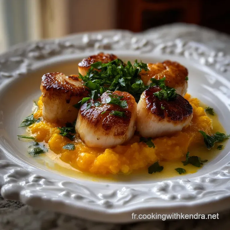 Recette de Noix de Saint Jacques Po&ecirc;l&eacute;es &agrave; la Cr&egrave;me