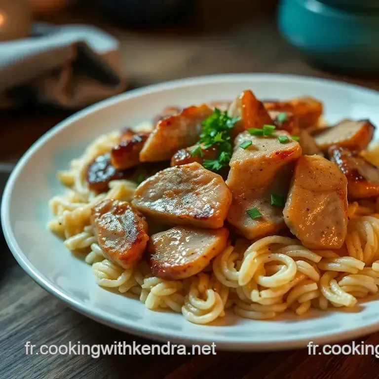 Nouilles saut&eacute;es au poulet &agrave; la chinoise : saveurs authentiques et simplicit&eacute;
