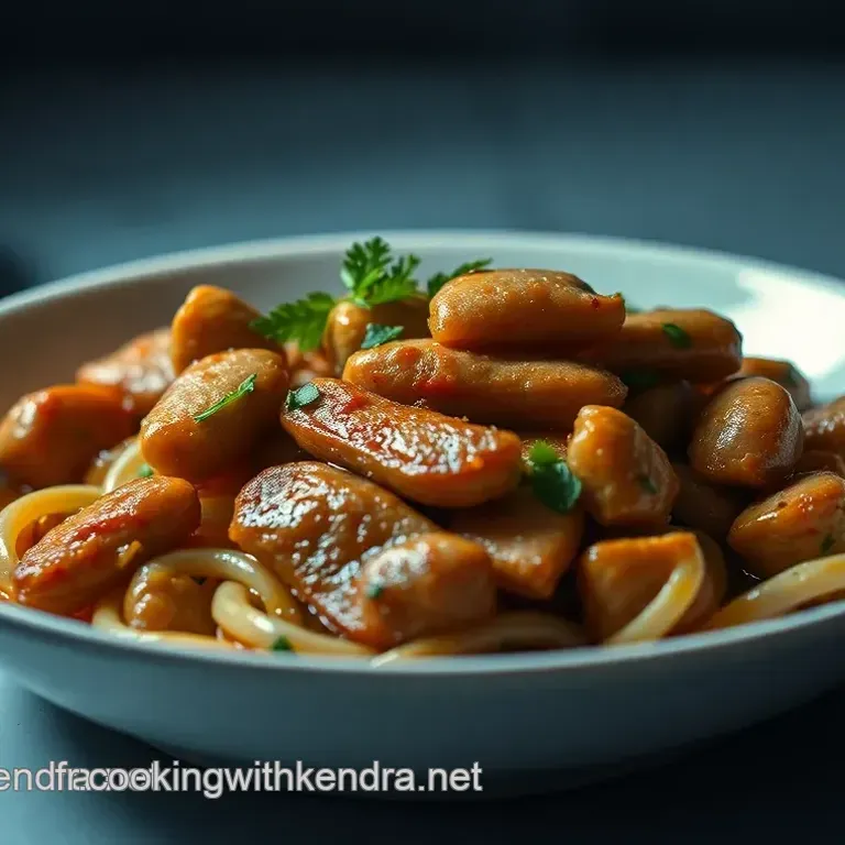 Nouilles Saut&eacute;es au Poulet : &Eacute;vasion Gourmande en Un Plat