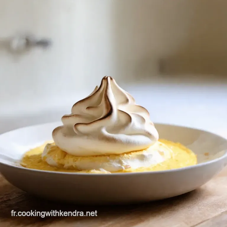 Nuages Sucr&eacute;s Meringue Fran&ccedil;aise Parfaite presentation