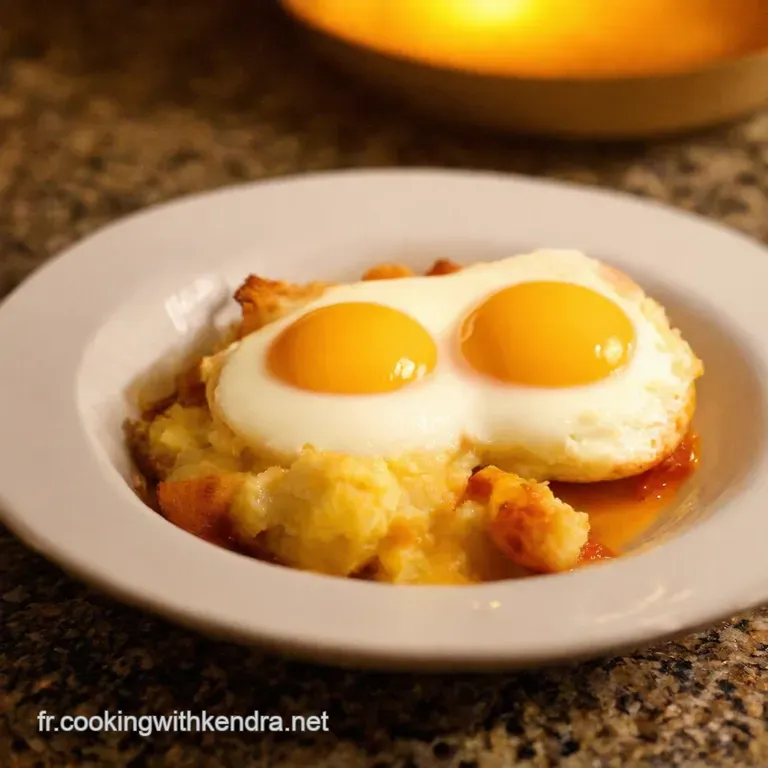 Oeuf Cocotte Fa&ccedil;on Carbonara La Gourmandise &Agrave; La Fran&ccedil;aise presentation