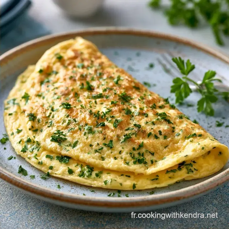 Omelette Aux Herbes &agrave; la Ciboulette