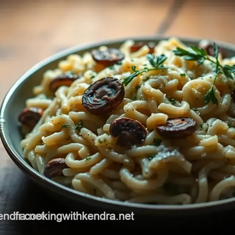 Orzotto cr&eacute;meux aux champignons et aux herbes fra&icirc;ches