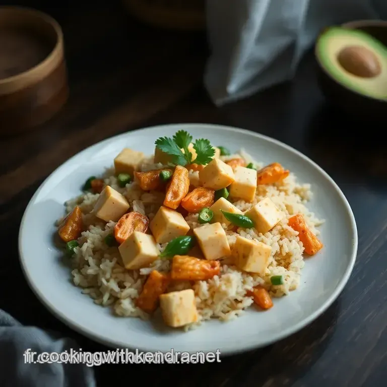 Pad Tha&iuml; Authentique Aux Crevettes Et Tofu presentation