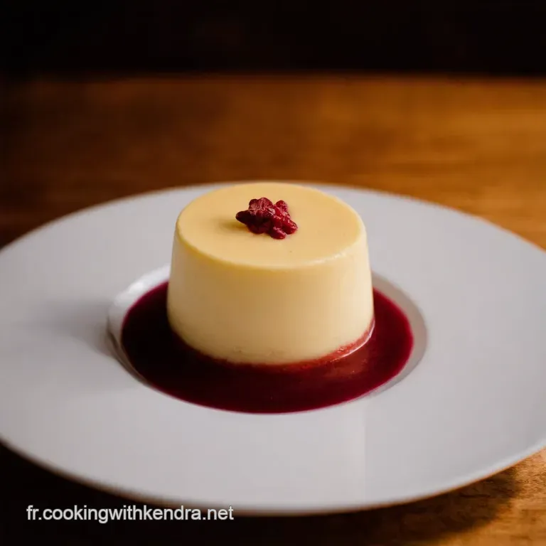 Panna Cotta Classique Touche De Vanille presentation