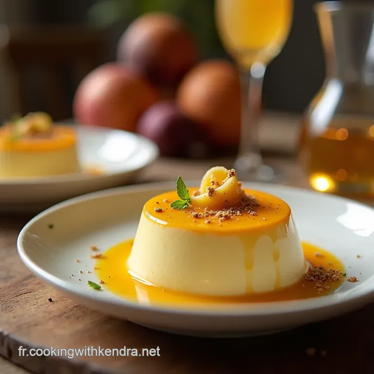 Le Zeste D&eacute;t&eacute; Verrine Panna Cotta Passionmojito presentation