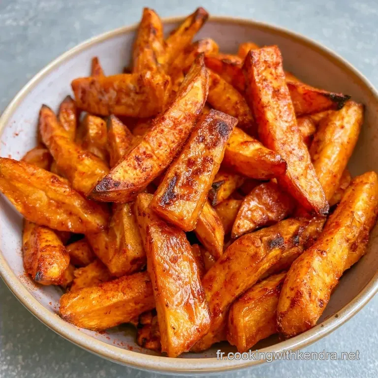 Frites de Patate Douce au Four Croustillantes