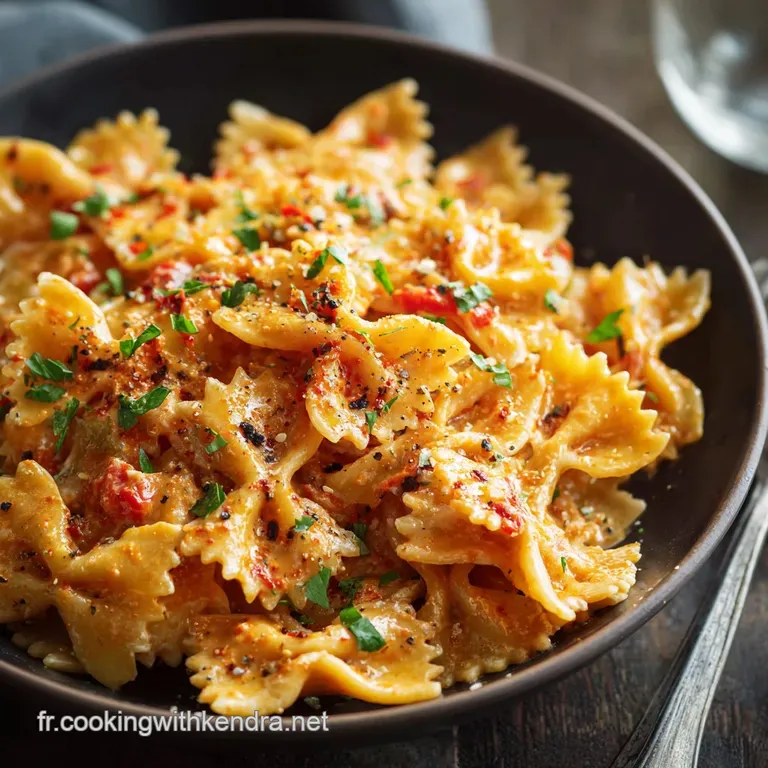 P&acirc;tes au paprika fum&eacute; et cr&egrave;me fra&icirc;che : lOr rouge du d&icirc;ner express
