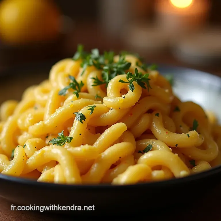 Le Secret Du Chef Fusilli Cr&eacute;meux Au Thon Et Citron Cuisson Express En Une Seule Casserole presentation