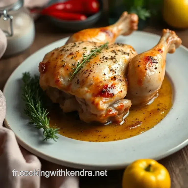 Pilon De Poulet Marin&eacute; Aux &Eacute;pices De Provence presentation