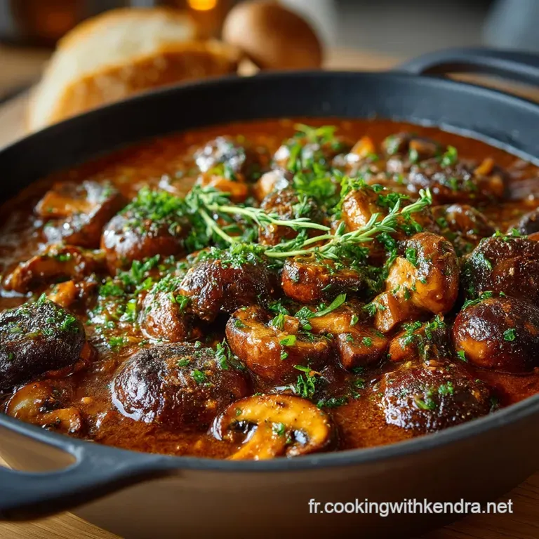 Le Gulasch Des Bois Un Rago&ucirc;t De Champignons R&eacute;confortant Et Rustique presentation