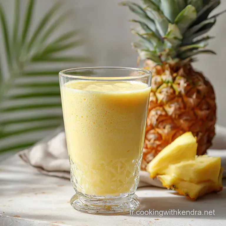 Pingl Sur Smoothies : Douceur Tropicale Givr&eacute;e