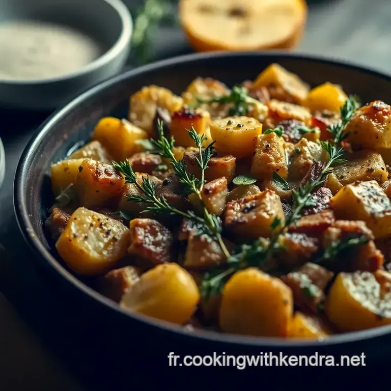 Pintade R&ocirc;tie Aux Herbes De Provence presentation