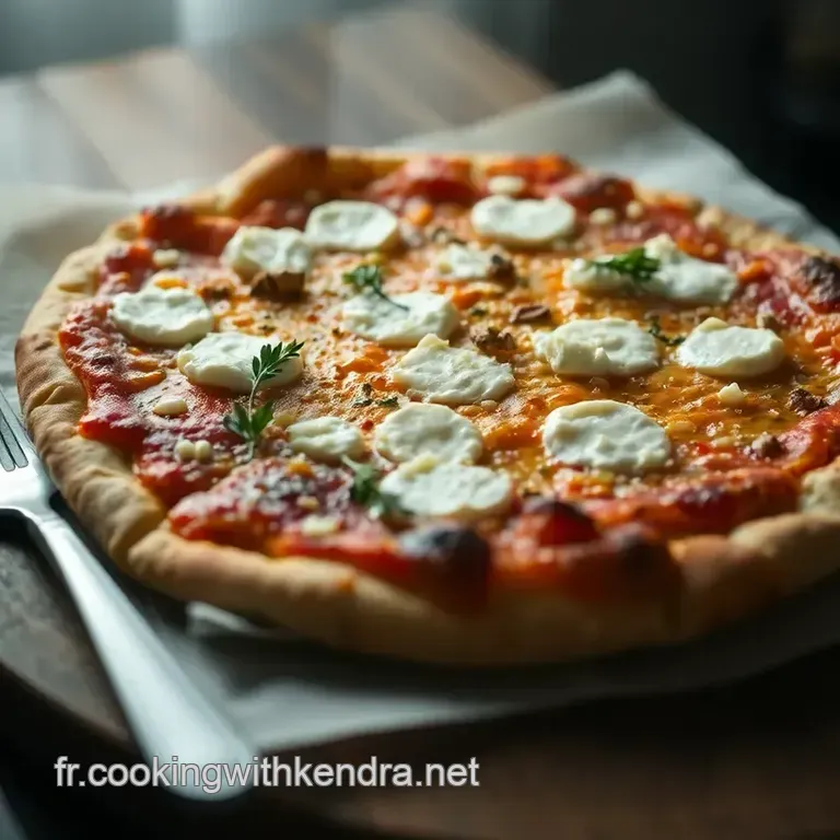 Pizza Au Ch&egrave;vre Et Miel : La Douceur De La Tradition Fran&ccedil;aise presentation