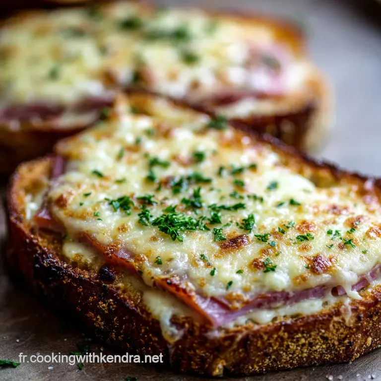 Croque Monsieur Pizza : Quand le classique bistro rencontre la p&acirc;te croustillante