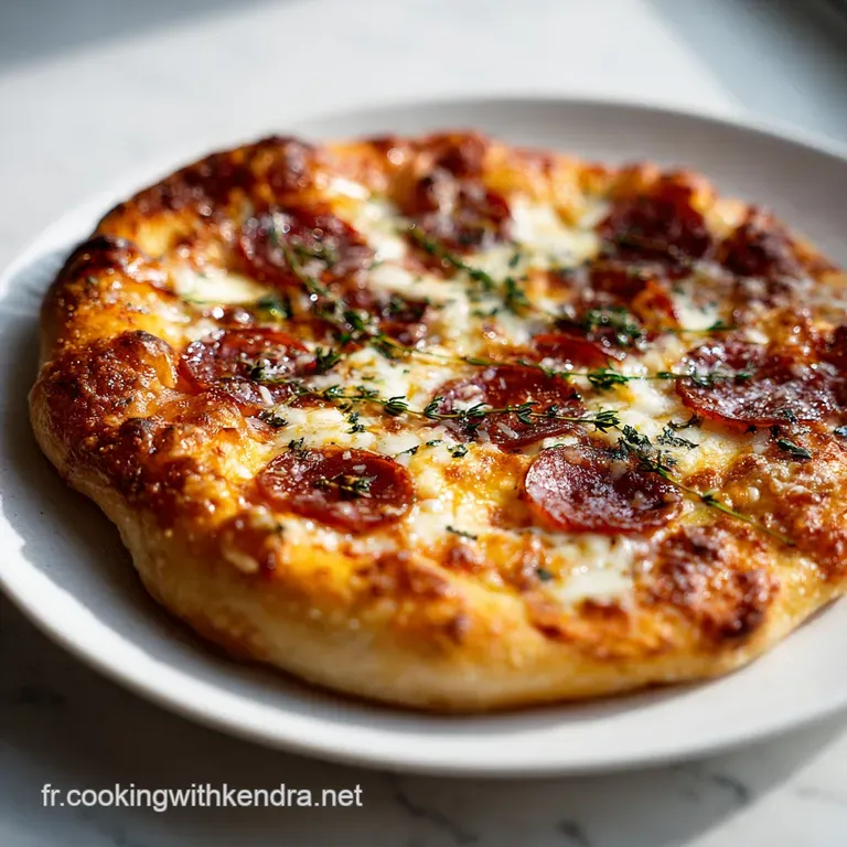 Slice of Italian pizza with a golden crust and bubbling cheese, displayed on a white plate. Hints of steam rising invite y...