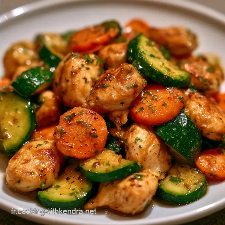 Po&ecirc;l&eacute;e Di&eacute;t&eacute;tique: Poulet et L&eacute;gumes Croquants