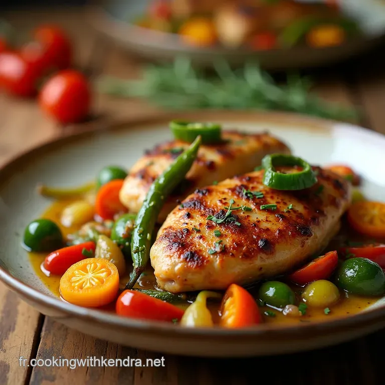 La Symphonie Color&eacute;e Poulet Saut&eacute; Express Aux L&eacute;gumes Croquants presentation