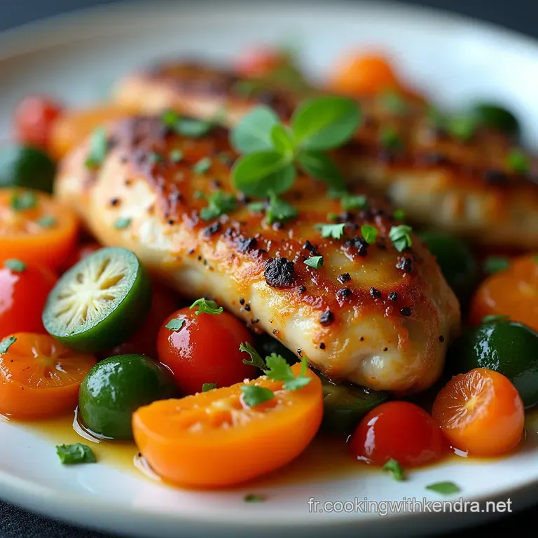 La Symphonie Color&eacute;e Poulet Saut&eacute; Express aux L&eacute;gumes Croquants