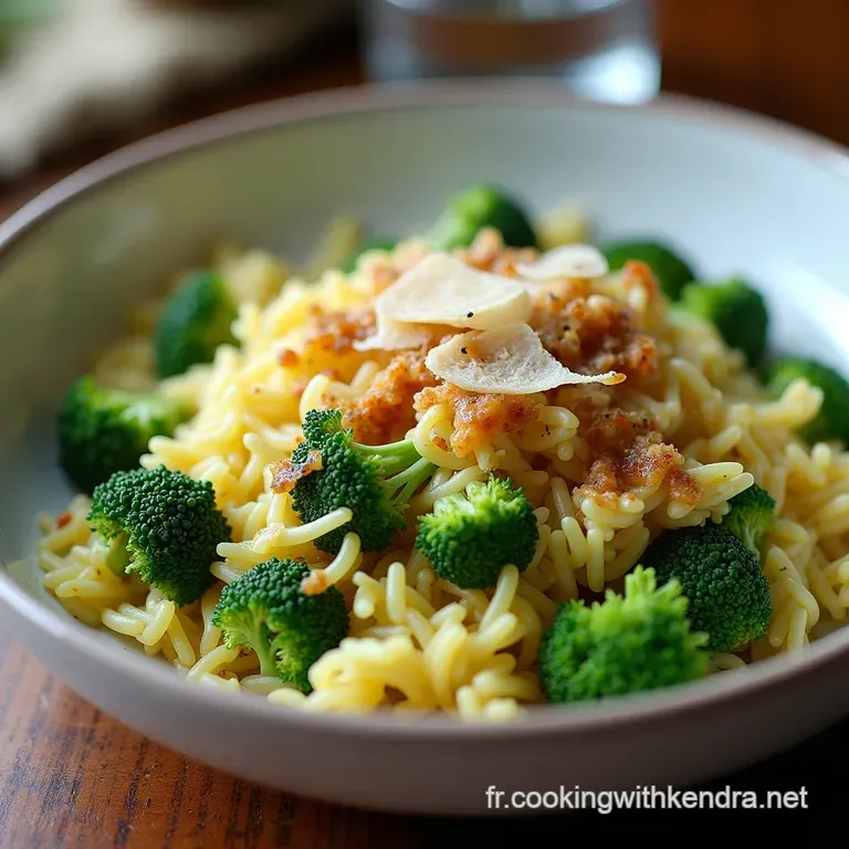 Le Riz Vert Express Po&ecirc;l&eacute;e Cr&eacute;meuse et Savoureuse au Brocoli et Parmesan