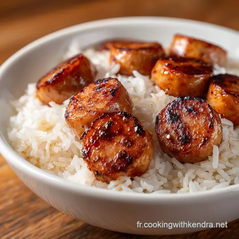 Po&ecirc;l&eacute;e Saucisse Riz Maison: Fondante et Grill&eacute;e