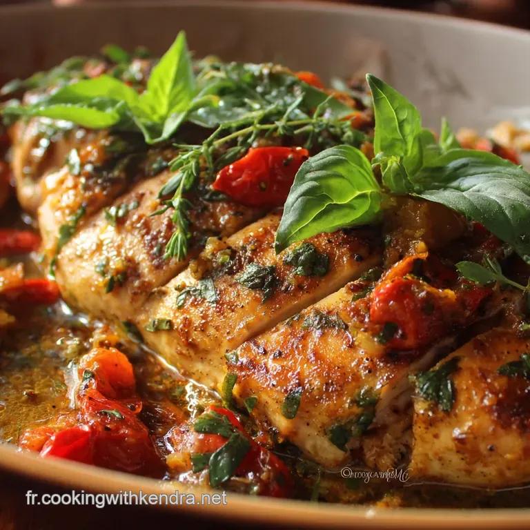 Poitrine De Poulet Au Basilic Et &Agrave; Lail Le Secret Pour Un Poulet Juteux presentation