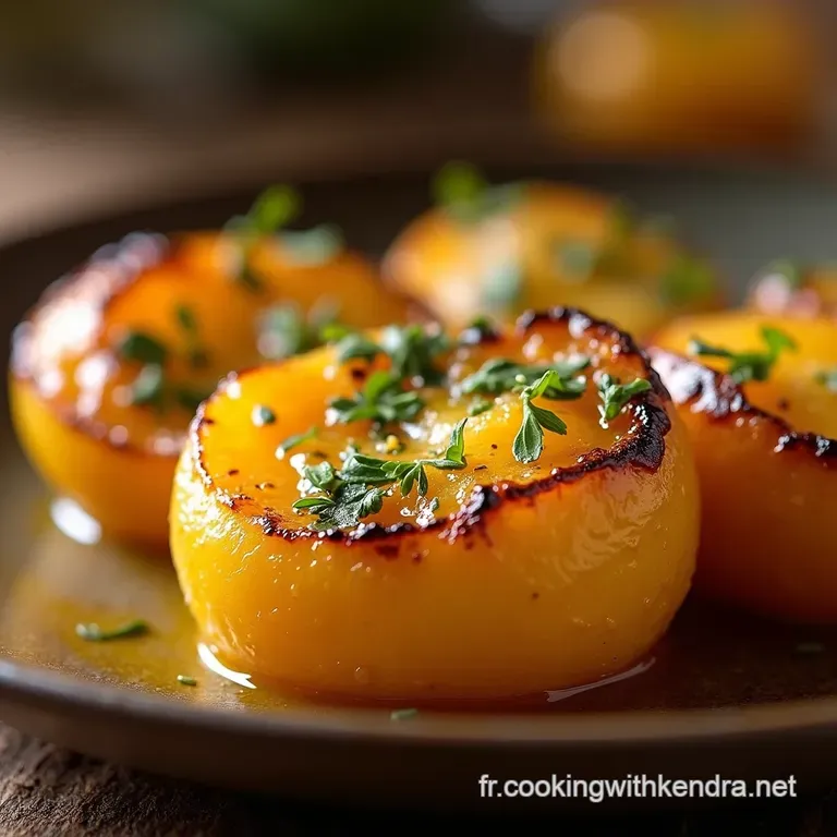 Les Pommes De Terre Dor&eacute;es &Agrave; Lail Confites Et Au Beurre Demisel presentation
