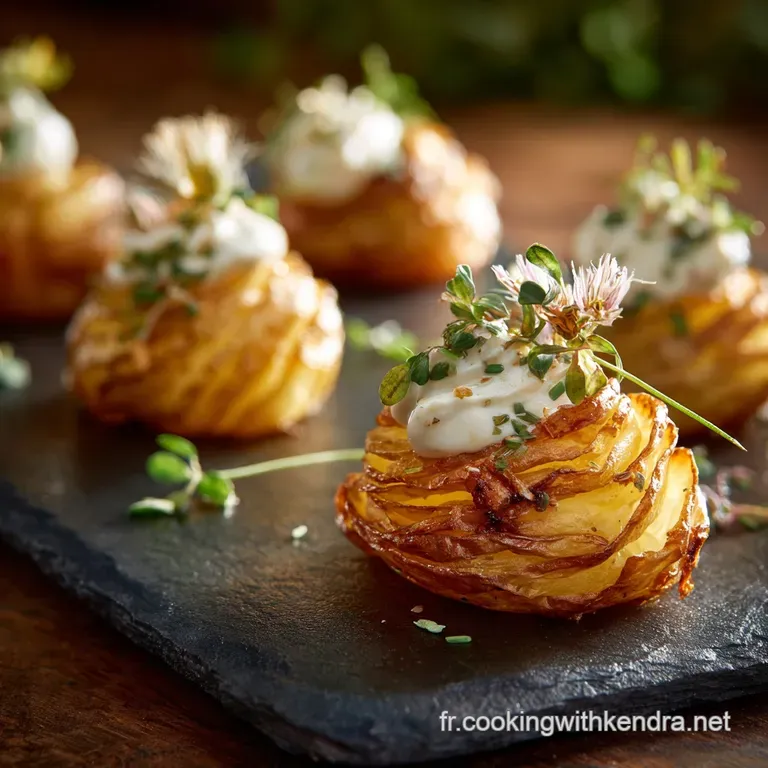 La Pomme De Terre Au Four Fa&ccedil;on Bistro Peau Croustillante Chaire Nuageuse presentation