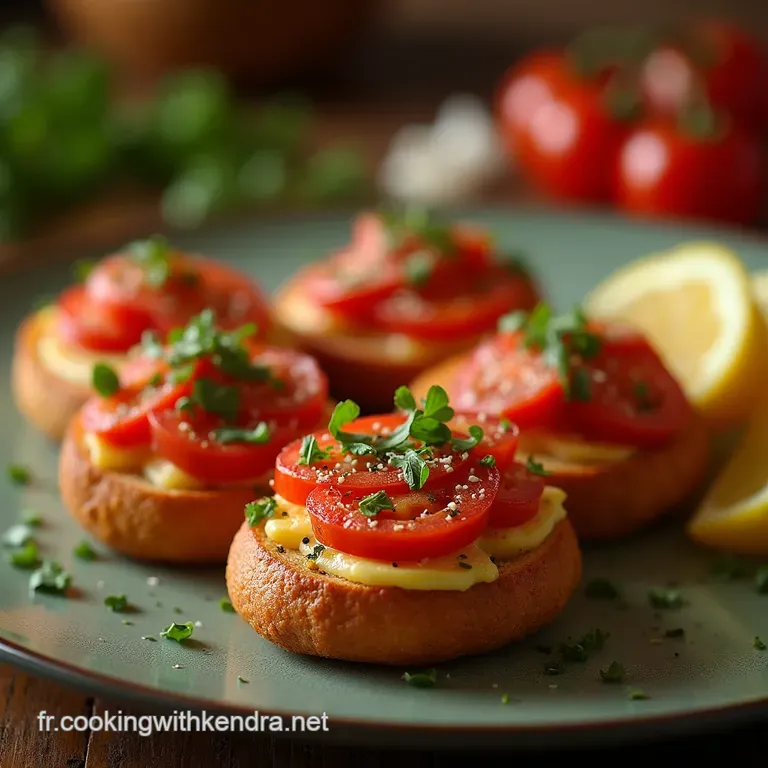 Pommes De Terre R&ocirc;ties &Agrave; Litalienne Le Croustillant De La Bruschetta presentation