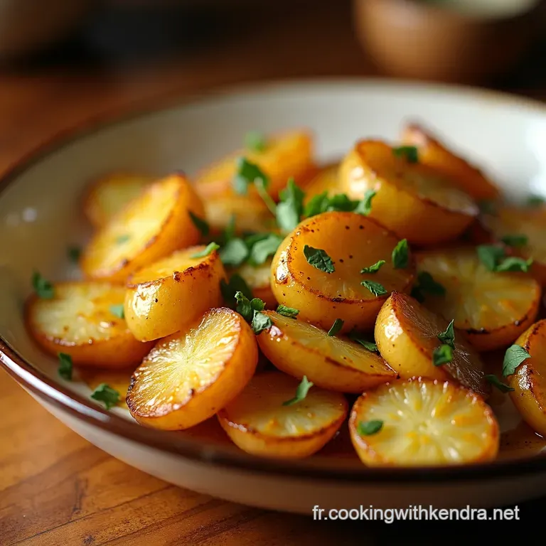 Pommes De Terre Farcies &Agrave; La Viande Et Sauce Onctueuse presentation