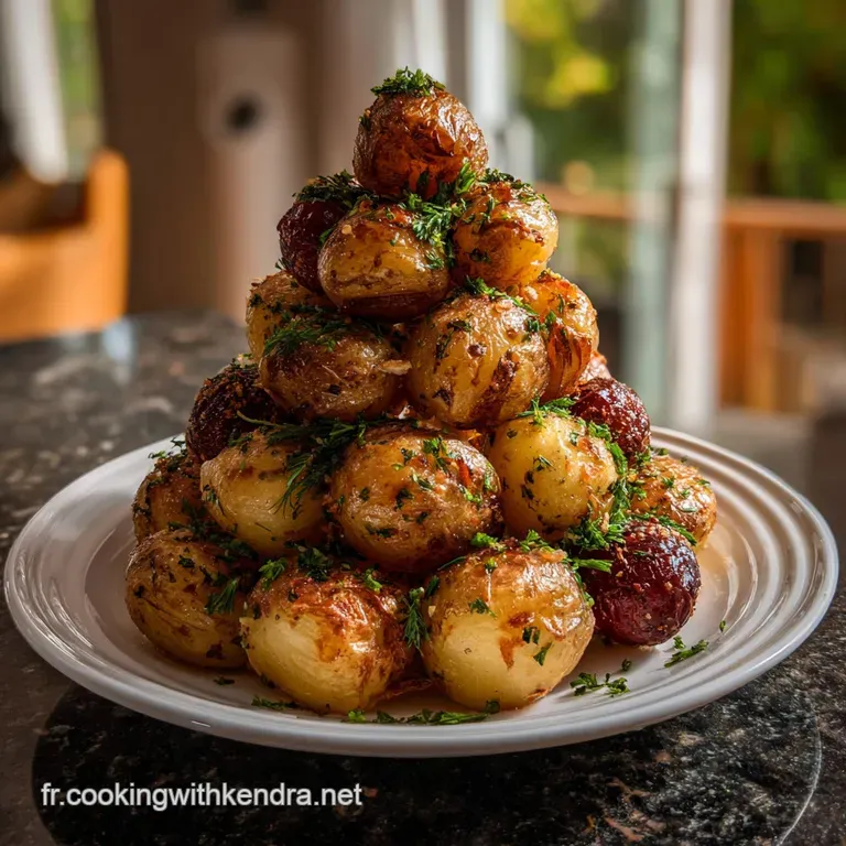 Pommes De Terre Garnies Faon Sapins Festives presentation