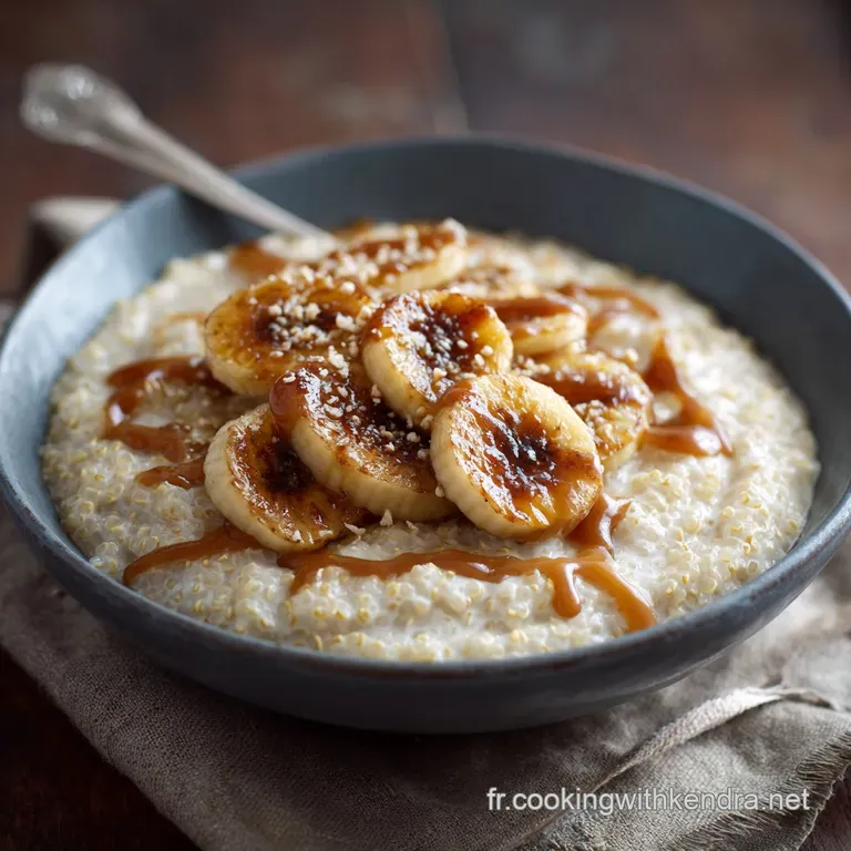 Porridge de millet &agrave; la banane caram&eacute;lis&eacute;e : la recette cr&eacute;meuse dautomne