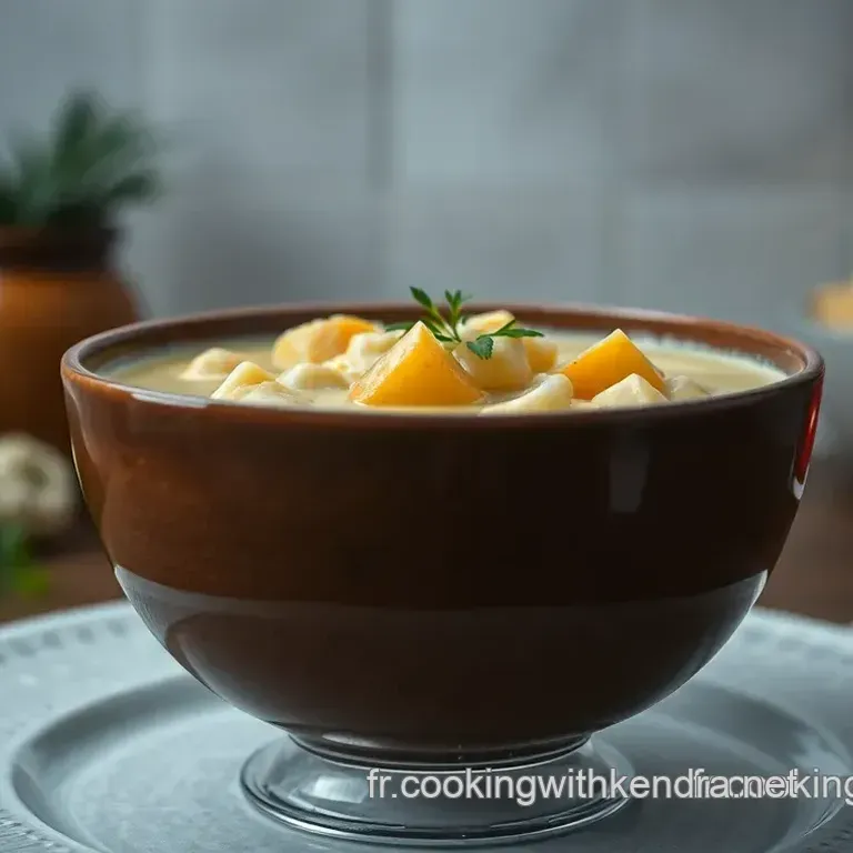 Potage de Potiron et Ch&acirc;taignes Velout&eacute;
