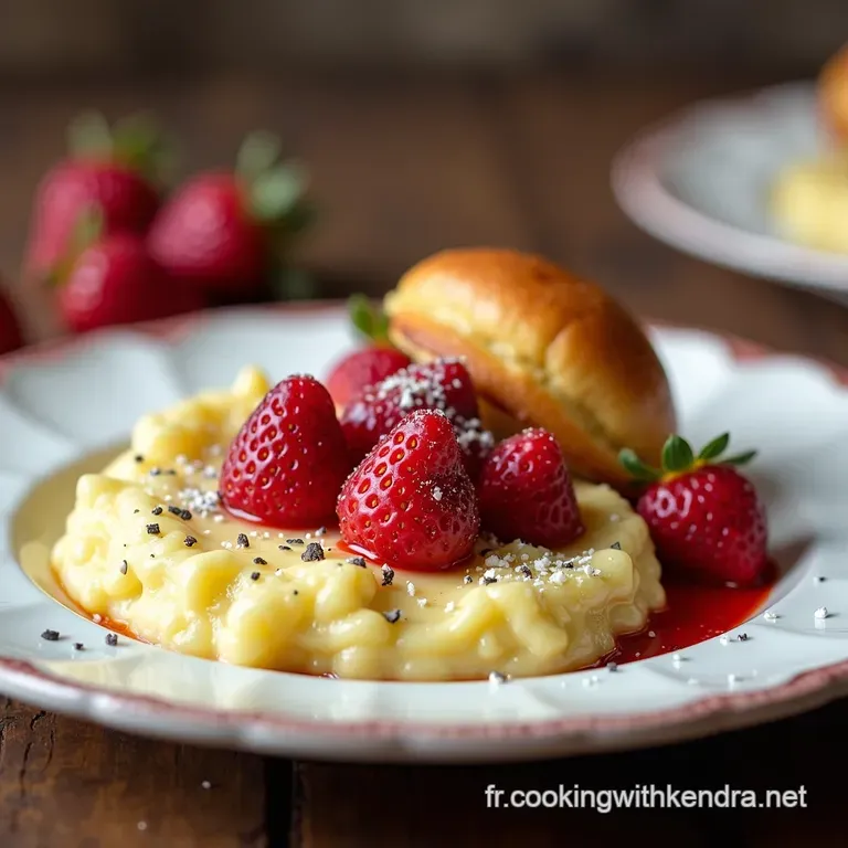 Pouding Ch&ocirc;meur aux Fraises Un Classique Revisit&eacute;