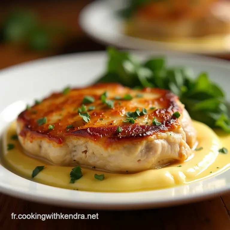Poulet &Agrave; La Cr&egrave;me Et Au Fromage presentation