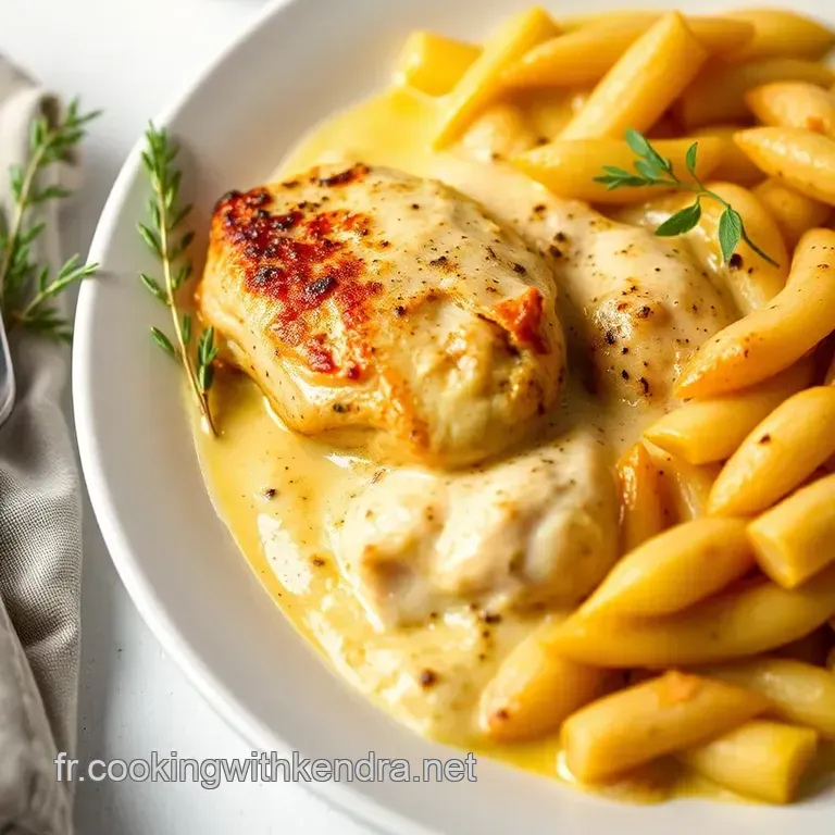 Poulet &Agrave; La Cr&egrave;me: Le Classique Facile presentation