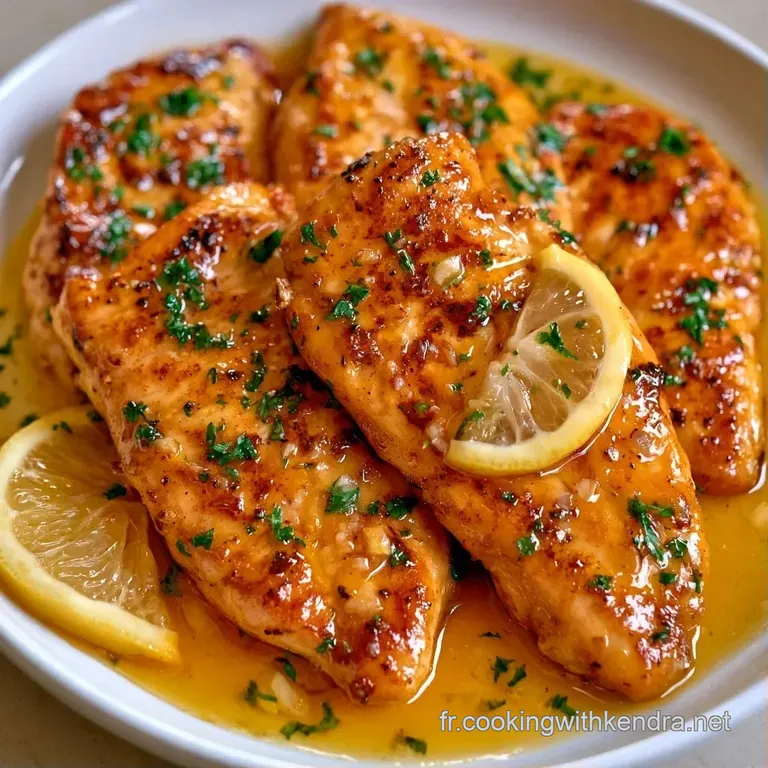 Morceaux de viande juteuse dispos&eacute;s avec soin, entour&eacute;s de quartiers de citron frais et d'ail confit sur un plat blanc.