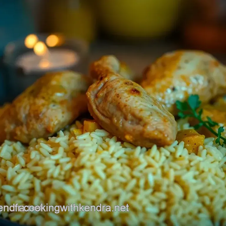 Poulet au Riz au Curry &Eacute;pic&eacute;