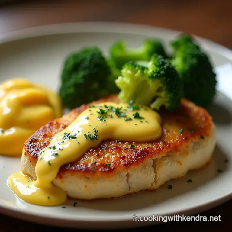Poulet Supr&ecirc;me Brocoli Croquant et Sa Divine Sauce Fromag&egrave;re Express