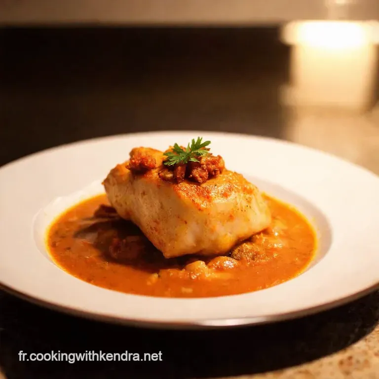 Poulet Fondant Au Chorizo Cr&egrave;me Citron Vert Explosion De Saveurs presentation