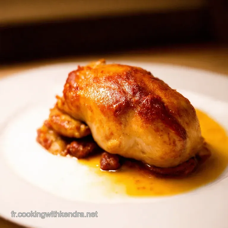 Poulet Fondant Au Chorizo Un Go&ucirc;t De Soleil presentation