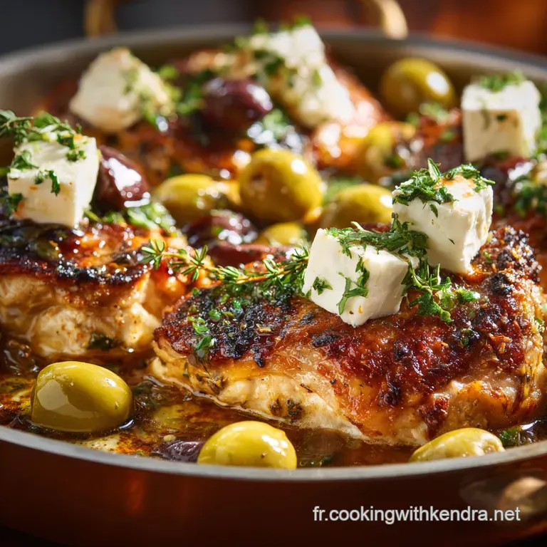 Poitrine De Poulet M&eacute;diterran&eacute;enne La Recette Facile Aux Ar&ocirc;mes De Feta Et Dolivier presentation