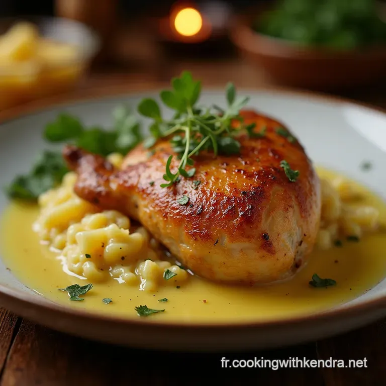 Poulet Croustillant Au Miel Et Moutarde &Agrave; Lancienne presentation