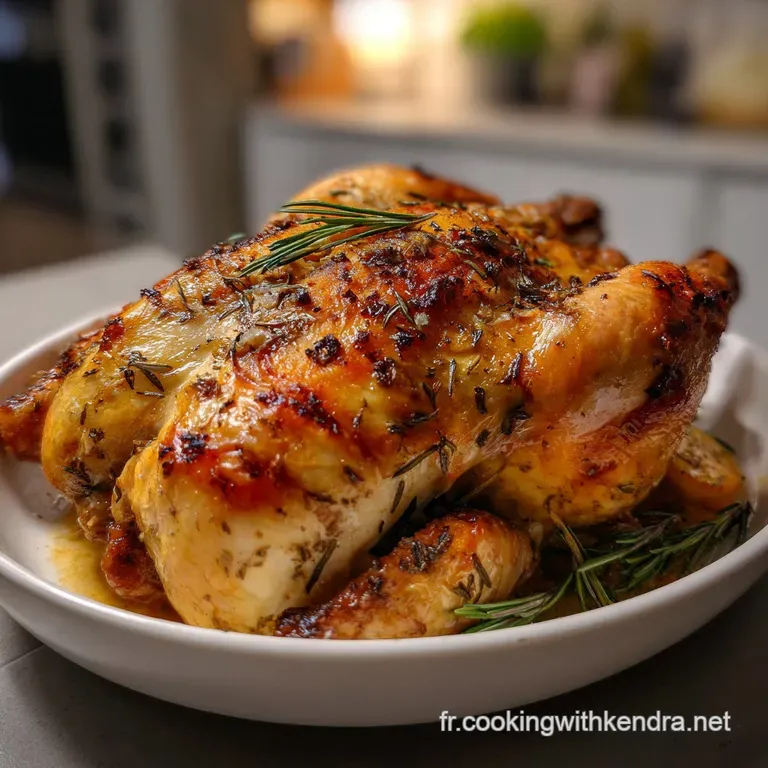 Recette Minceur Poulet R&ocirc;ti Facile D&icirc;ner Sain Prot Ultime presentation