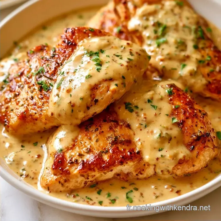 Poulet Sauce Moutarde &agrave; la Cr&egrave;me