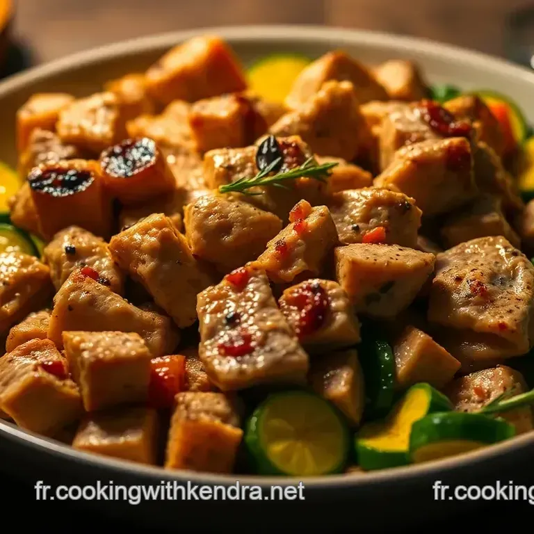 Poulet Saut&eacute; aux Courgettes et Herbes Fra&icirc;ches